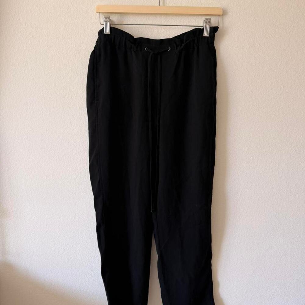 THEORY Tralpin black pants with drawstrings